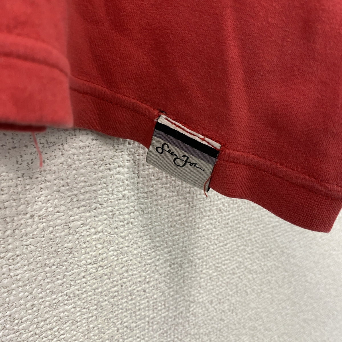 Sean Jhon　ショーンジョン　半袖プリントTシャツ　赤　レッド　XXLサイズ　古着