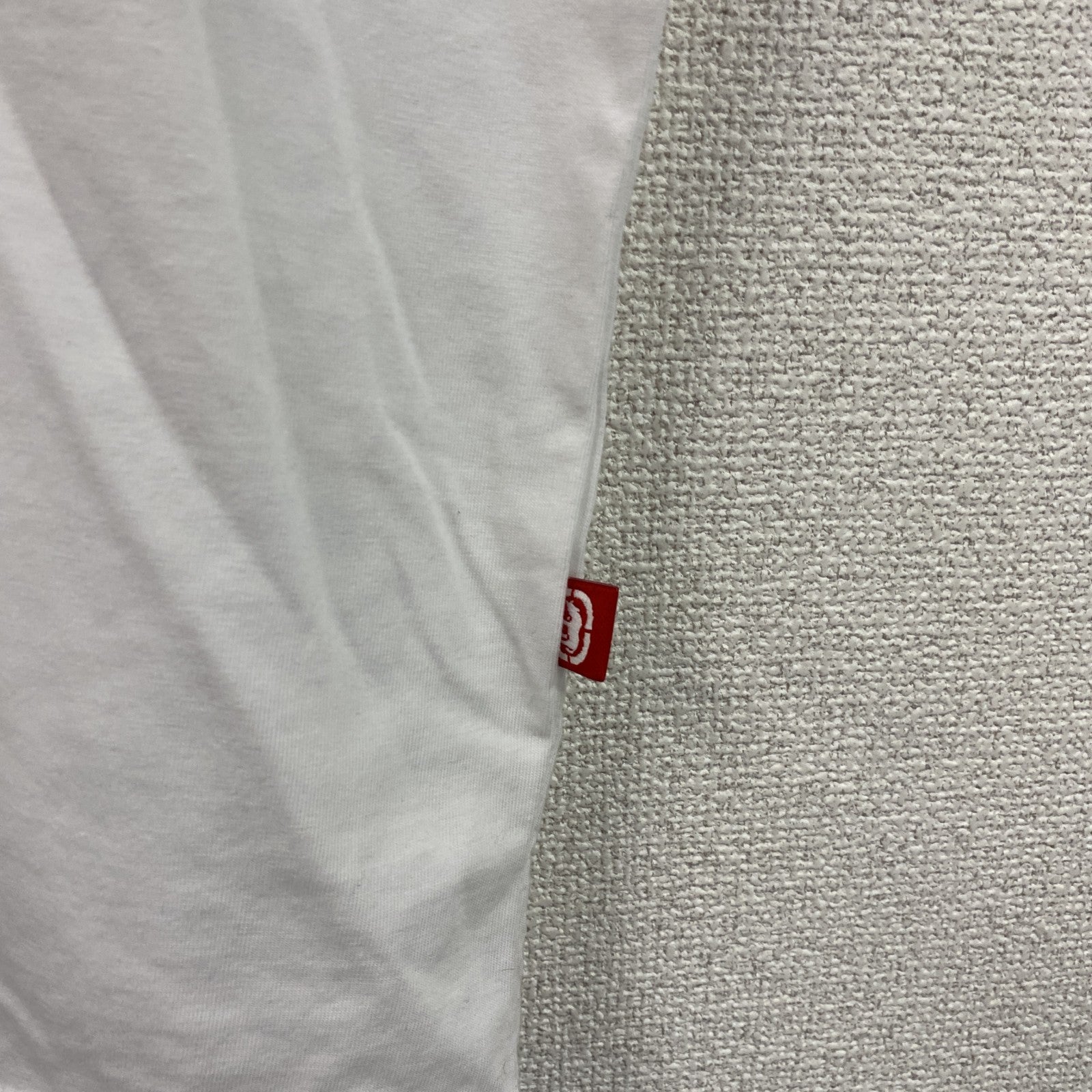 ECKO UNLTD.　エコーアンリミテッド　半袖プリントTシャツ　刺繍ロゴ　ワンポイント　白　ホワイト　Lサイズ　古着