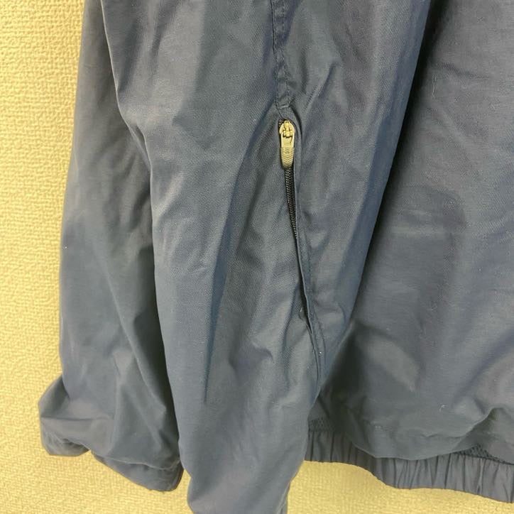 NIKE　ナイキ　プルオーバージャケット　刺繍ロゴ　フットボール　紺　ネイビー　2XLサイズ