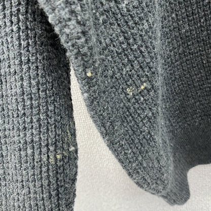 L.L.Bean　エルエルビーン　コットンニットセーター　グレー　Lサイズ