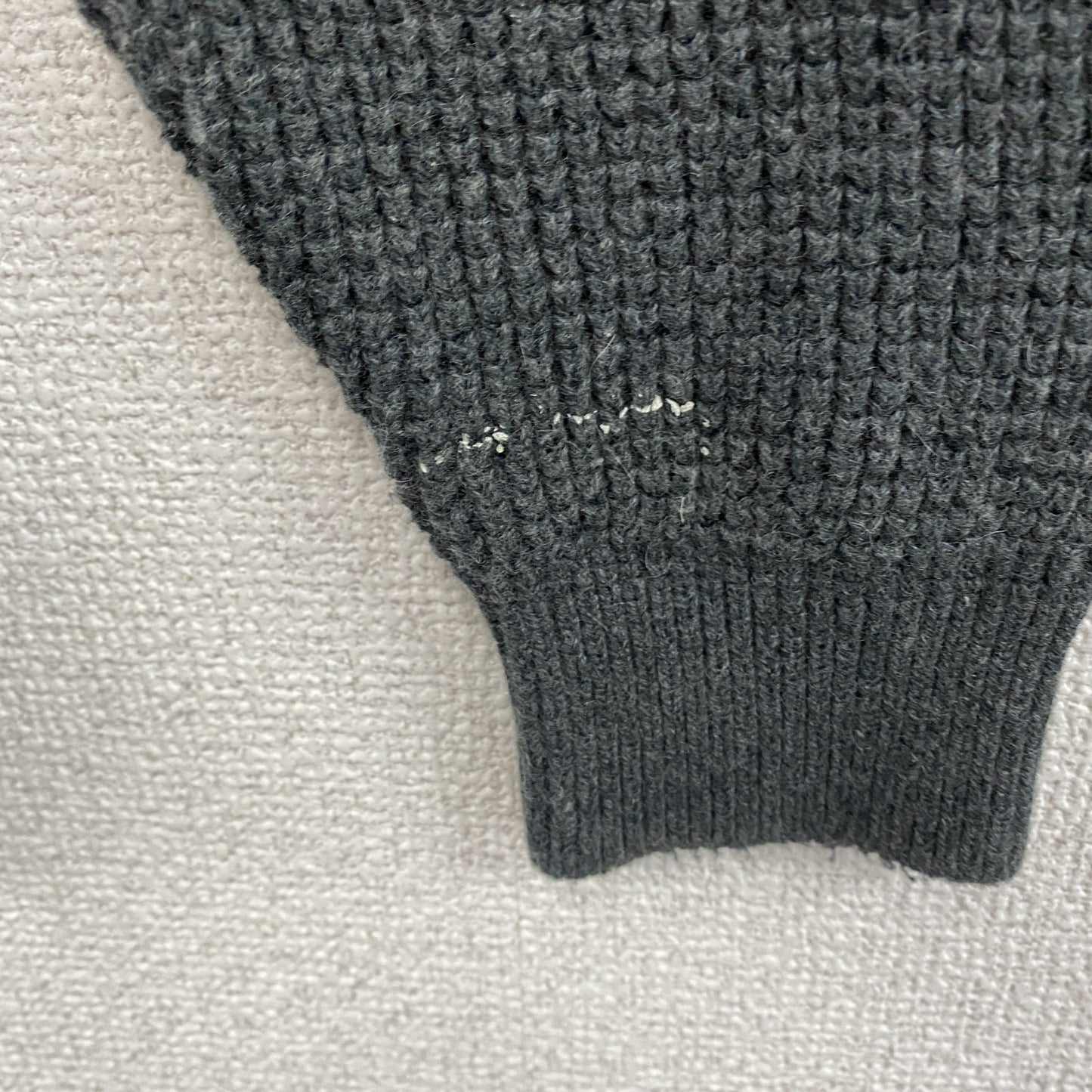 L.L.Bean　エルエルビーン　コットンニットセーター　グレー　Lサイズ