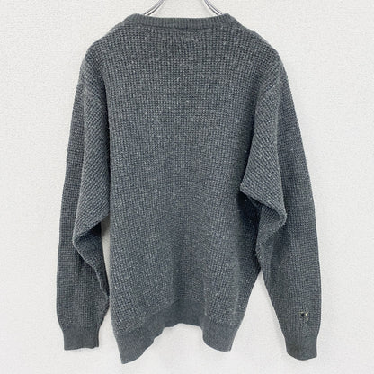 L.L.Bean　エルエルビーン　コットンニットセーター　グレー　Lサイズ