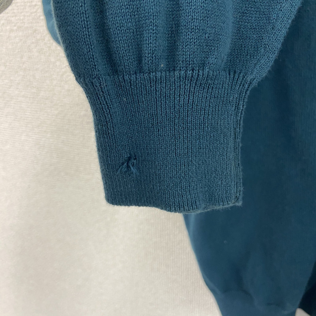 90s　Kappa　カッパ　コットンニットセーター　ヴィンテージ　青　ブルー　Lサイズ　古着