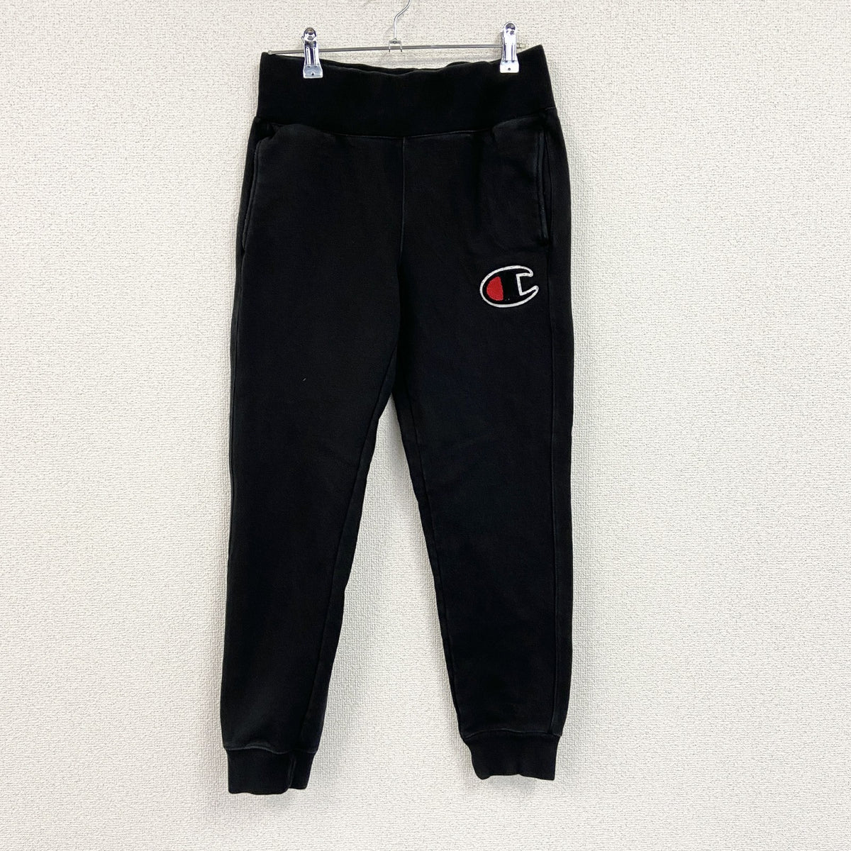 Champion　チャンピオン　リバースウィーブ　スウェットパンツ　黒　ブラック　Sサイズ　古着