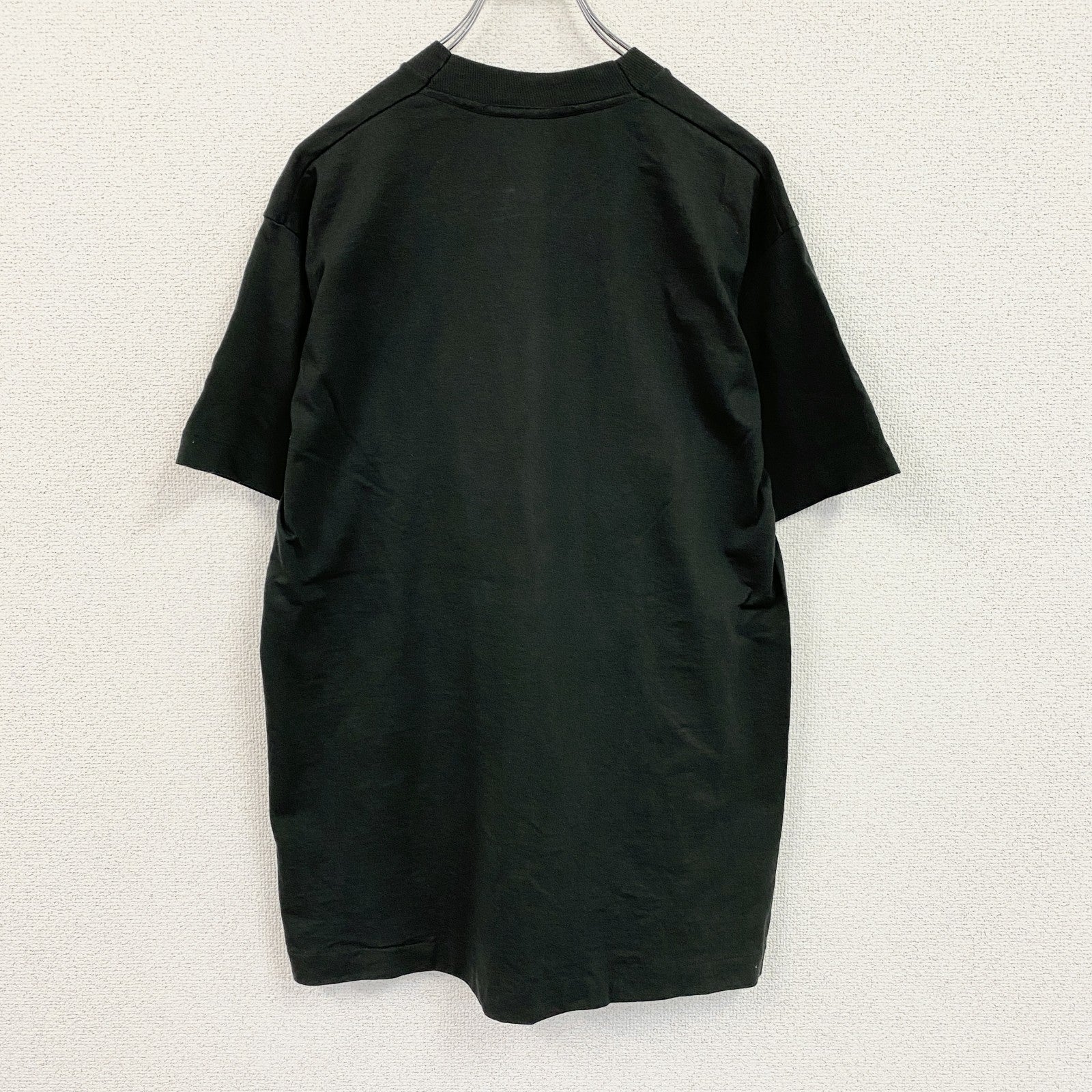 90s　SCREEN STARS　半袖プリントTシャツ　ヴィンテージ　シングルステッチ　黒　ブラック　Lサイズ　古着