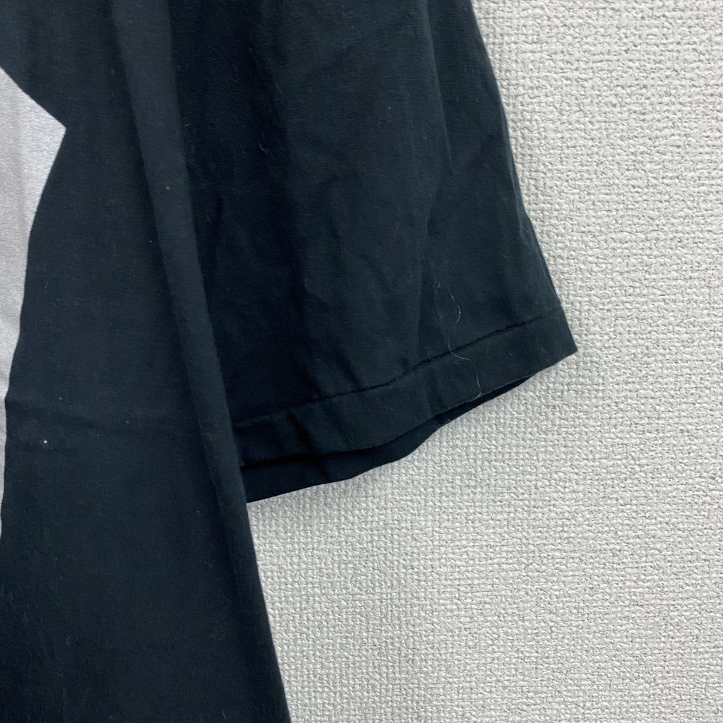 古着 used　90s　piro　Jリーグ　NICOSシリーズ　半袖プリントTシャツ　シングルステッチ　黒　ブラック　Fサイズ
