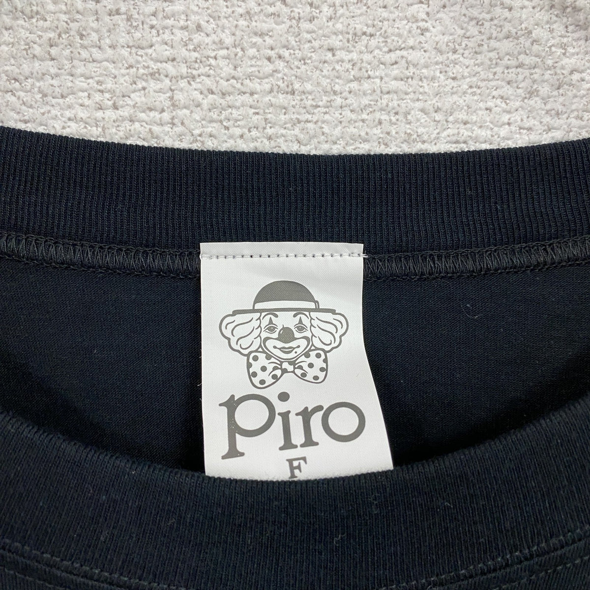 古着 used　90s　piro　Jリーグ　NICOSシリーズ　半袖プリントTシャツ　シングルステッチ　黒　ブラック　Fサイズ
