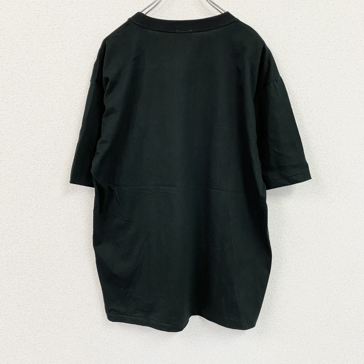 古着 used　90s　piro　Jリーグ　NICOSシリーズ　半袖プリントTシャツ　シングルステッチ　黒　ブラック　Fサイズ