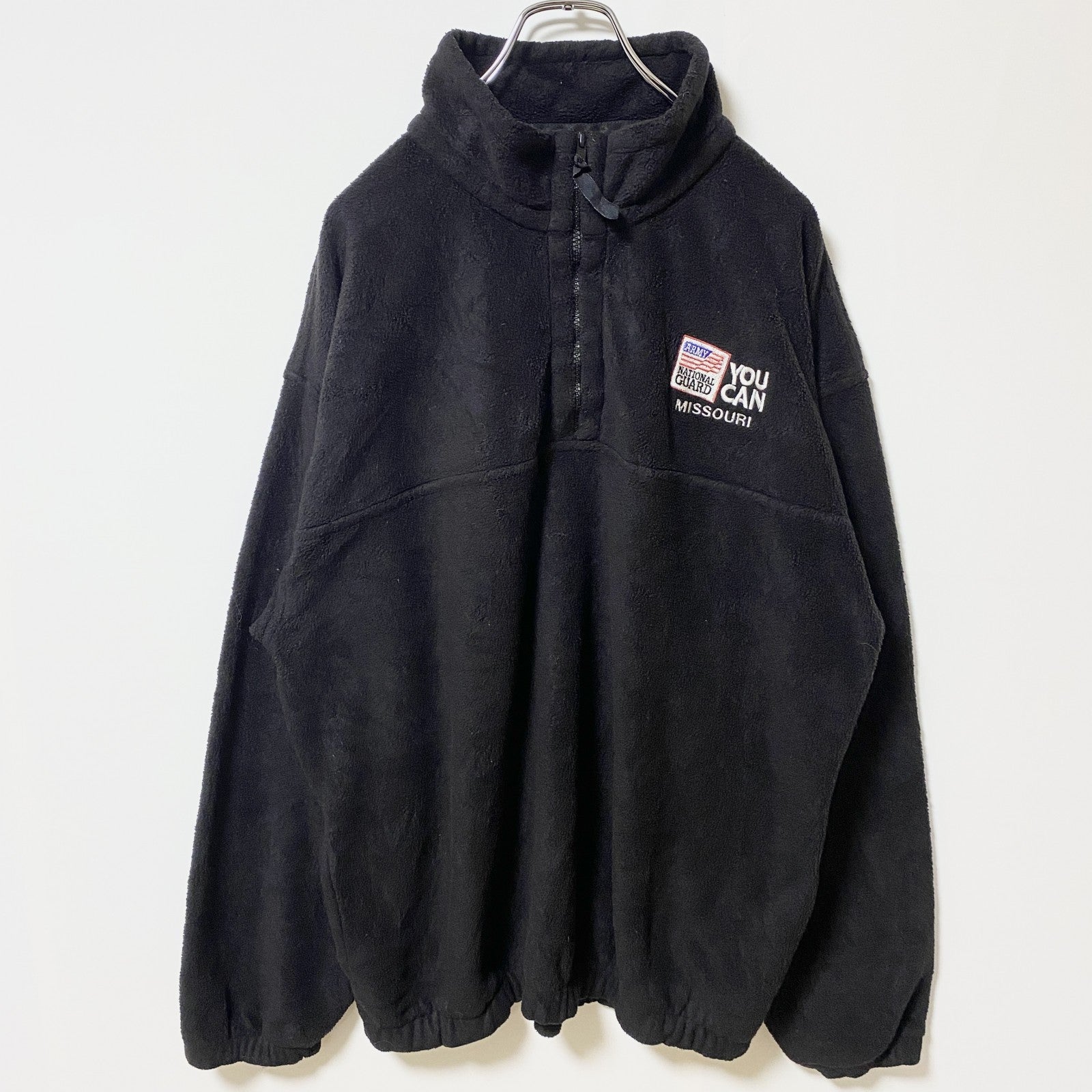 ～90s　Robe di Kappa　ロベディカッパ　コットンニットセーター　ヴィンテージ　ヘンリーネック　青　ブルー　古着