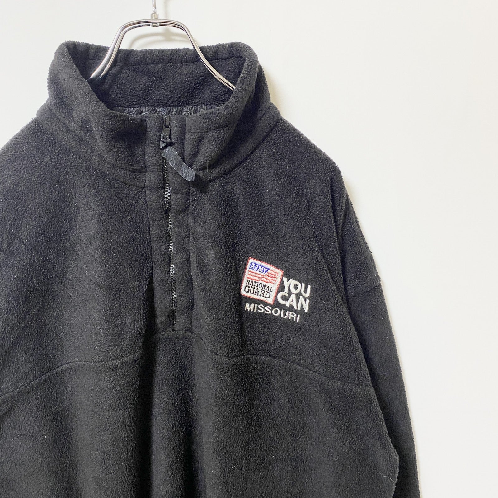～90s　Robe di Kappa　ロベディカッパ　コットンニットセーター　ヴィンテージ　ヘンリーネック　青　ブルー　古着