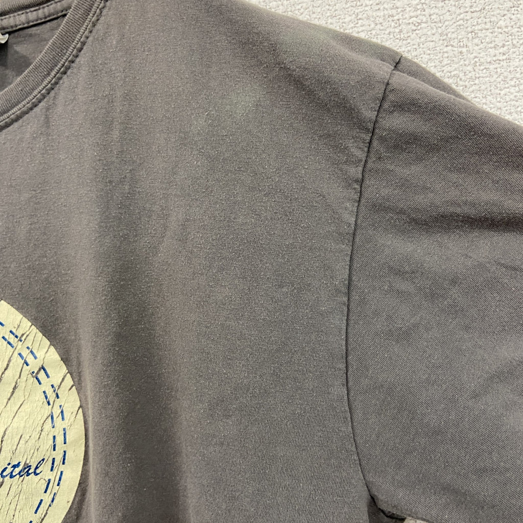 GILDAN　ギルダン　半袖プリントTシャツ　パロディT　灰色　グレー　Lサイズ カットソー メンズ コットン 古着