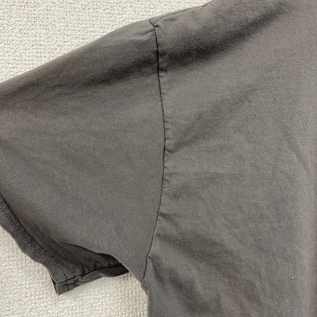 GILDAN　ギルダン　半袖プリントTシャツ　パロディT　灰色　グレー　Lサイズ カットソー メンズ コットン 古着