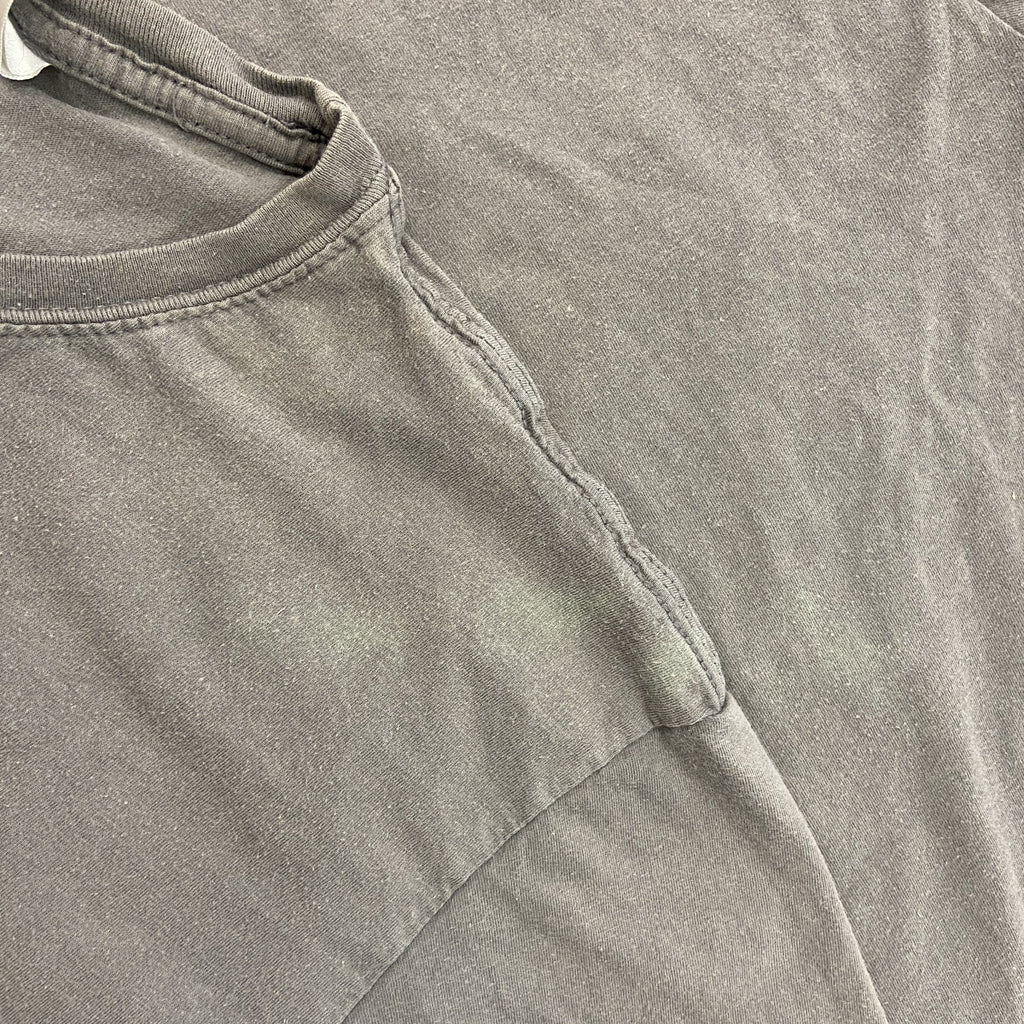 GILDAN　ギルダン　半袖プリントTシャツ　パロディT　灰色　グレー　Lサイズ カットソー メンズ コットン 古着