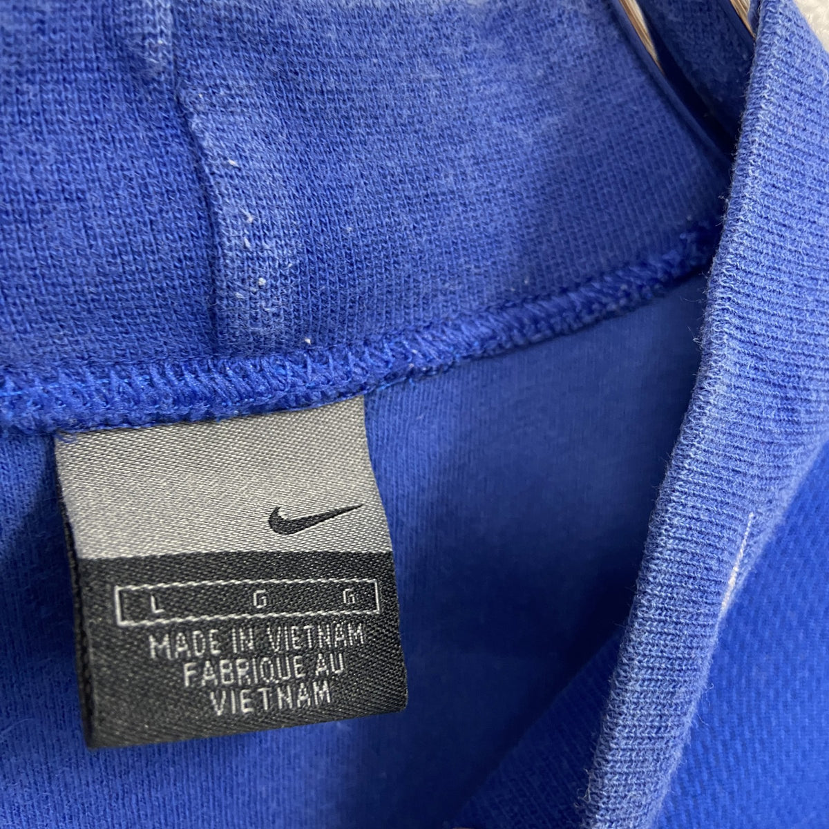 00s　NIKE　ナイキ　半袖Tシャツ　青　ブルー　Lサイズ カットソー メンズ コットン 古着