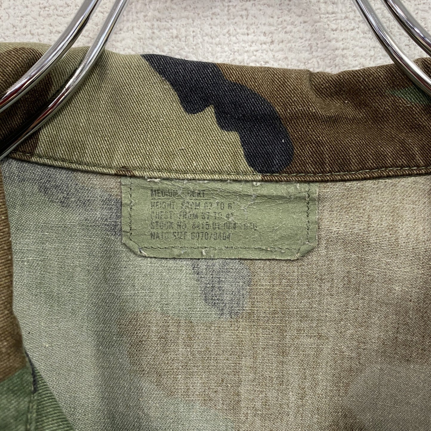 U.S.ARMY　BDUジャケット　ミリタリージャケット　ヴィンテージ　カモフラ　迷彩柄　マルチカラー　カーキ　Mサイズ