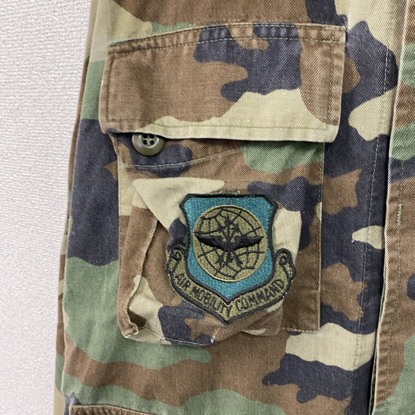 U.S.ARMY　BDUジャケット　ミリタリージャケット　ヴィンテージ　カモフラ　迷彩柄　マルチカラー　カーキ　Mサイズ