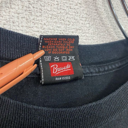 HARLEY DAVIDSON　ハーレーダビッドソン　長袖両面プリントTシャツ　袖プリント　黒　ブラック　Mサイズ