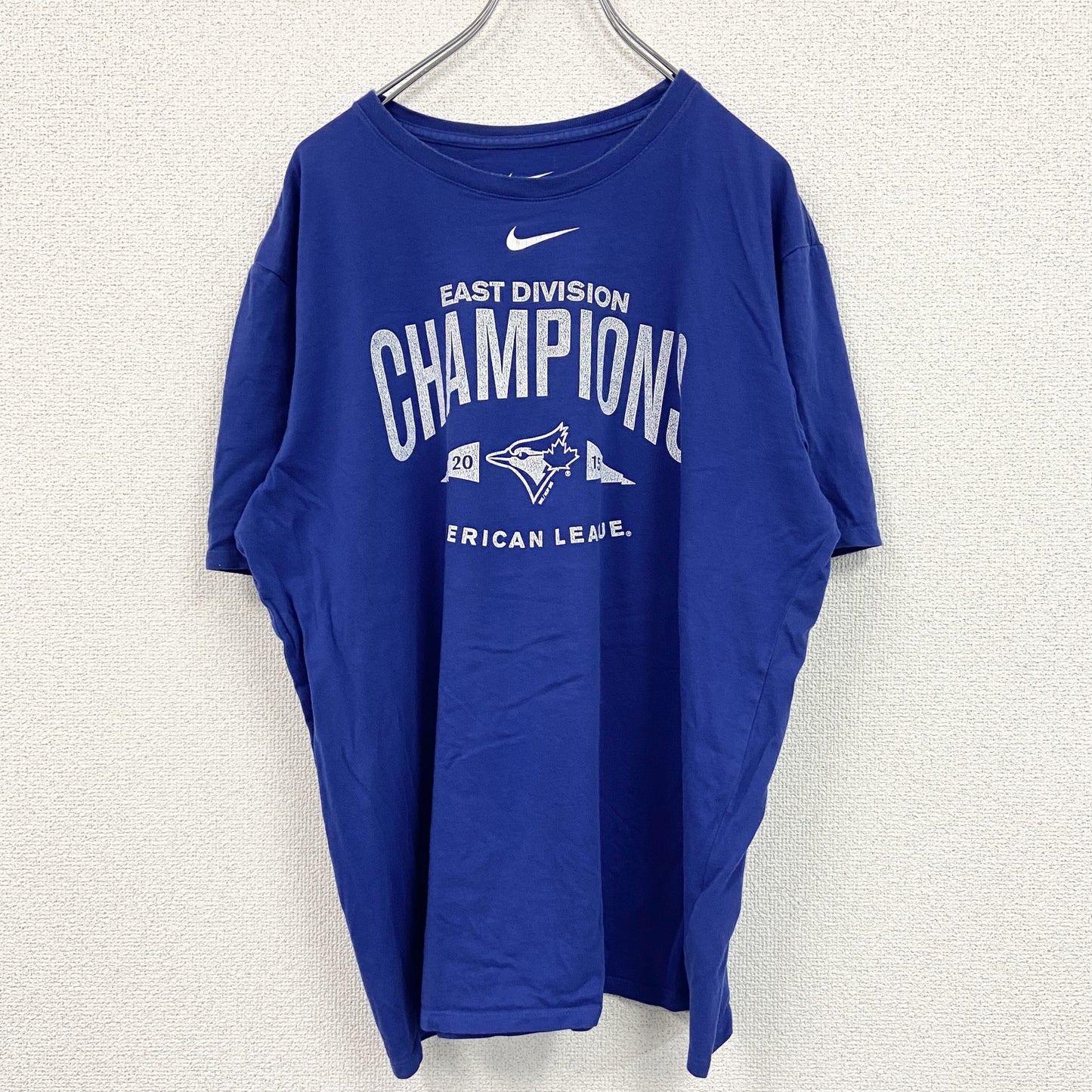 NIKE　ナイキ　半袖プリントTシャツ　青　XLサイズ