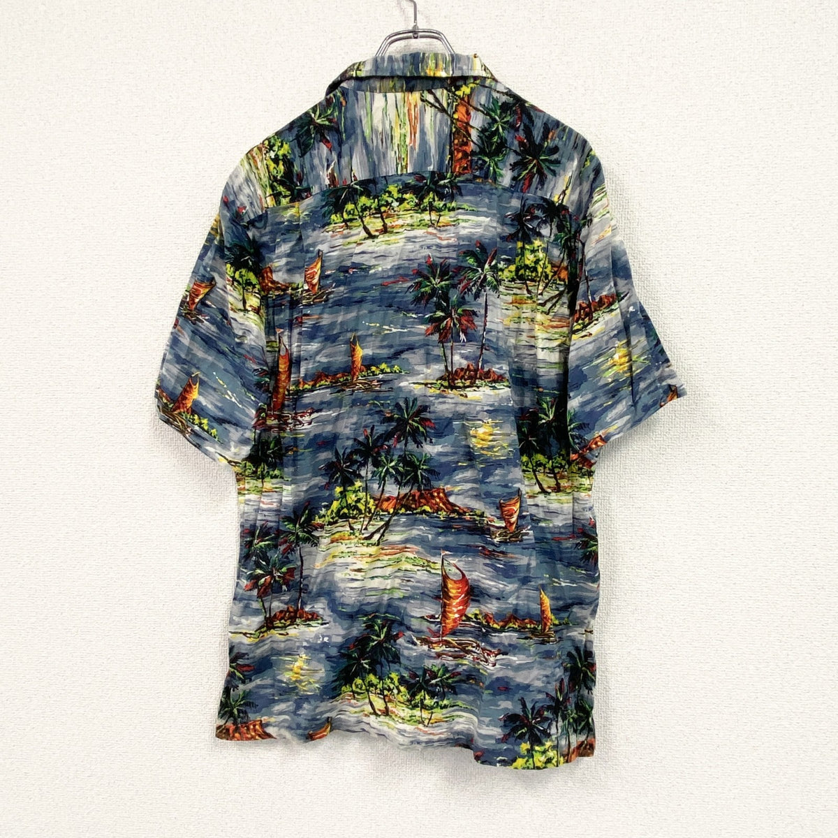 80s　RJC　Robert J. Clancey Ltd.　半袖アロハシャツ　開襟　ヴィンテージ　ハワイ製　マルチカラー　古着