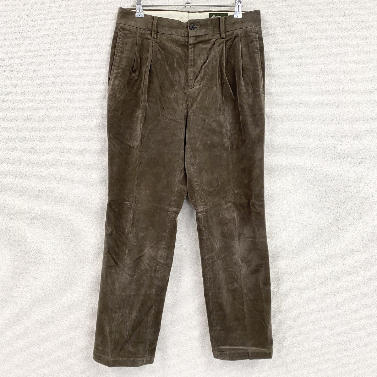 Eddie Bauer　エディーバウアー　コーデュロイパンツ　茶色　ブラウン　W31サイズ　古着