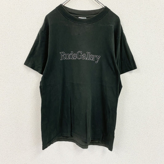 RUDE GALLERY　ルードギャラリー　半袖プリントTシャツ　フェード　黒　ブラック　Ｍサイズ
