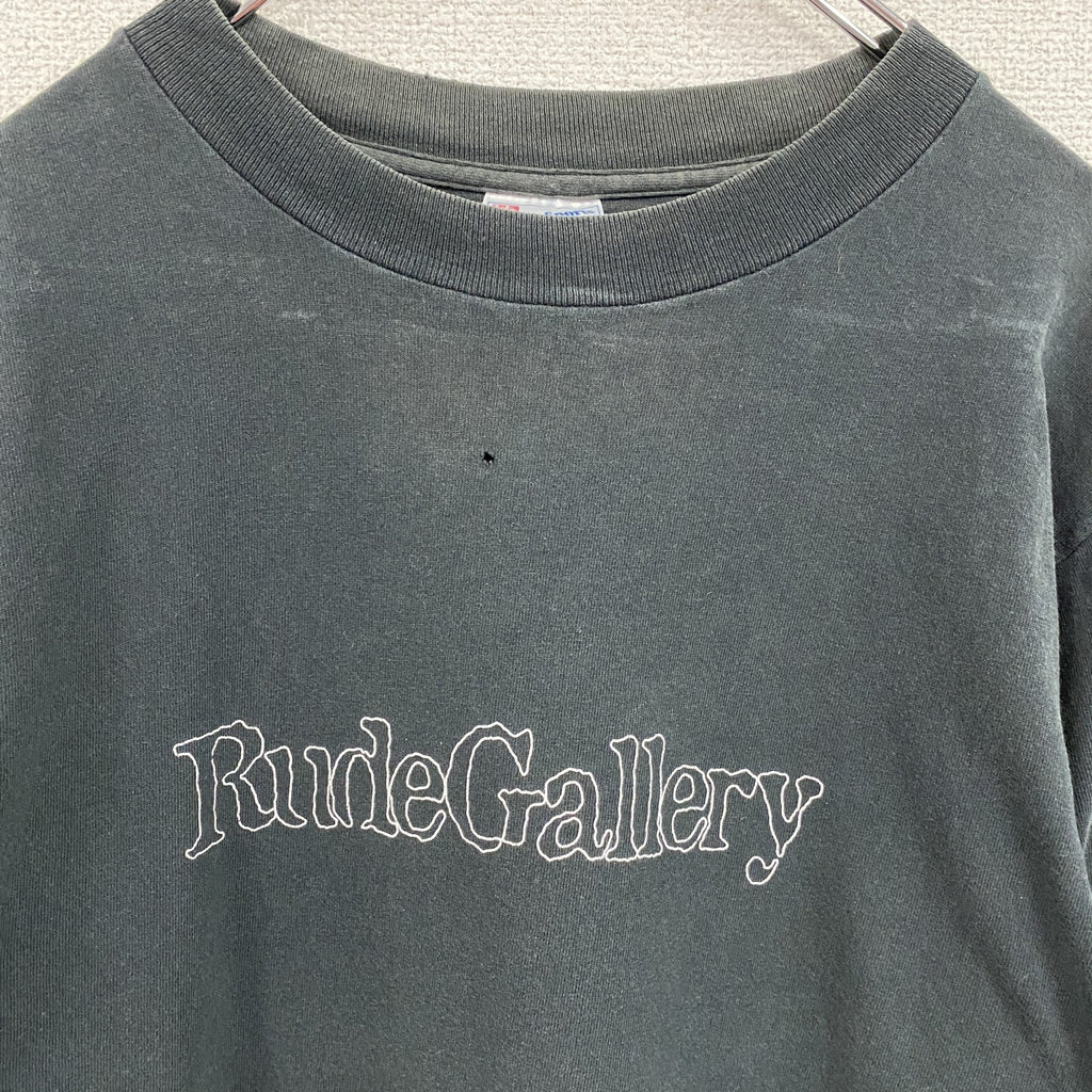 ～00s　United Sports　RUDE GALLERY　ルードギャラリー　半袖プリントTシャツ　ブラック　Ｍサイズ　古着