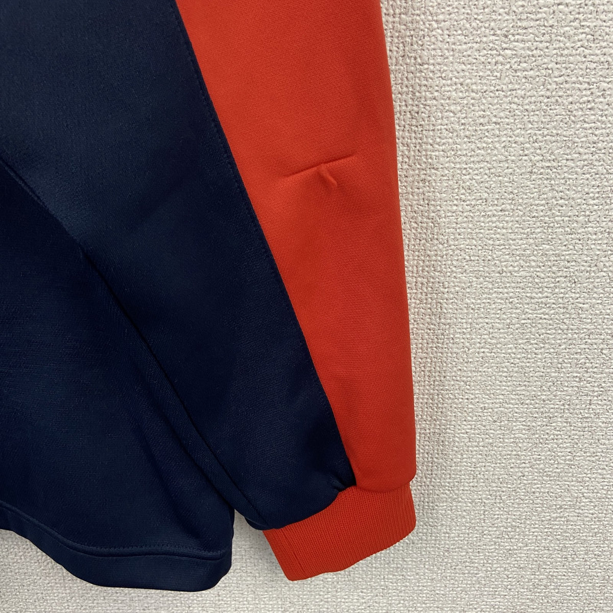 00s　NIKE　ナイキ　トラックジャケット/ジャージ　刺繍ロゴ　ワンポイント　紺　ネイビー　Lサイズ 　古着