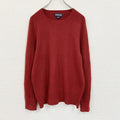LANDS’ END　ランズエンド　カシミヤニットセーター　赤　レッド　Sサイズ　古着