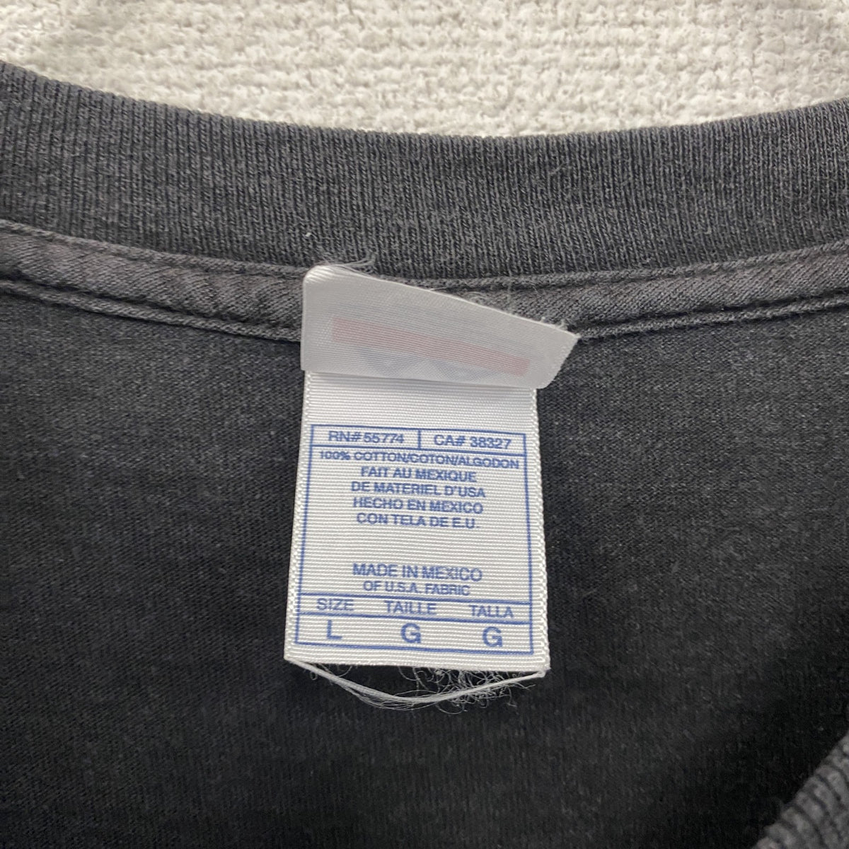 00s　ALSTYLE APPAREL＆ACTIVEWEAR　半袖プリントTシャツ　黒　ブラック　Lサイズ　古着