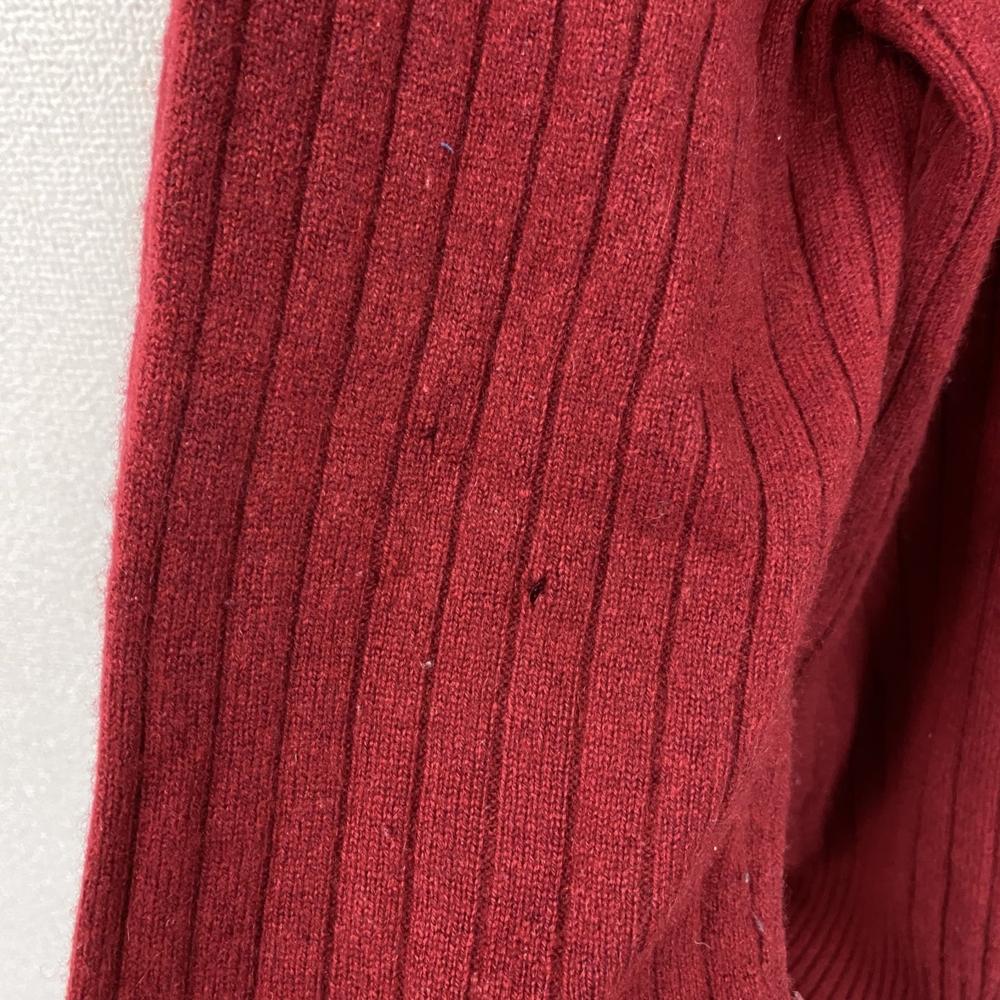 LANDS’ END　ランズエンド　カシミヤニットセーター　赤　レッド　Sサイズ