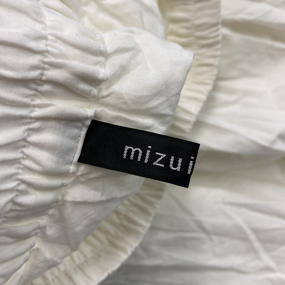 mizuiro ind　ミズイロインド　ロングスカート　フレアスカート　白　ホワイト　古着