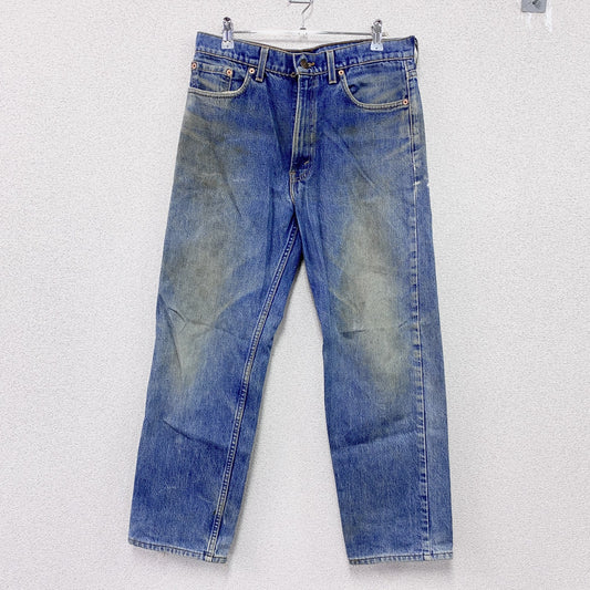 ～90s　Levi’s　リーバイス　510　デニムパンツ　ヴィンテージ　縦落ち　インディゴ　W33サイズ