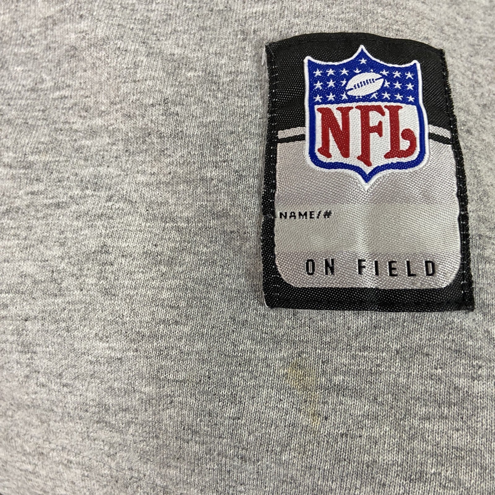 Reebok　リーボック　NFL　Dallas Cowboys　半袖プリントTシャツ　クルーネック　灰色　グレー　2XLサイズ　古着