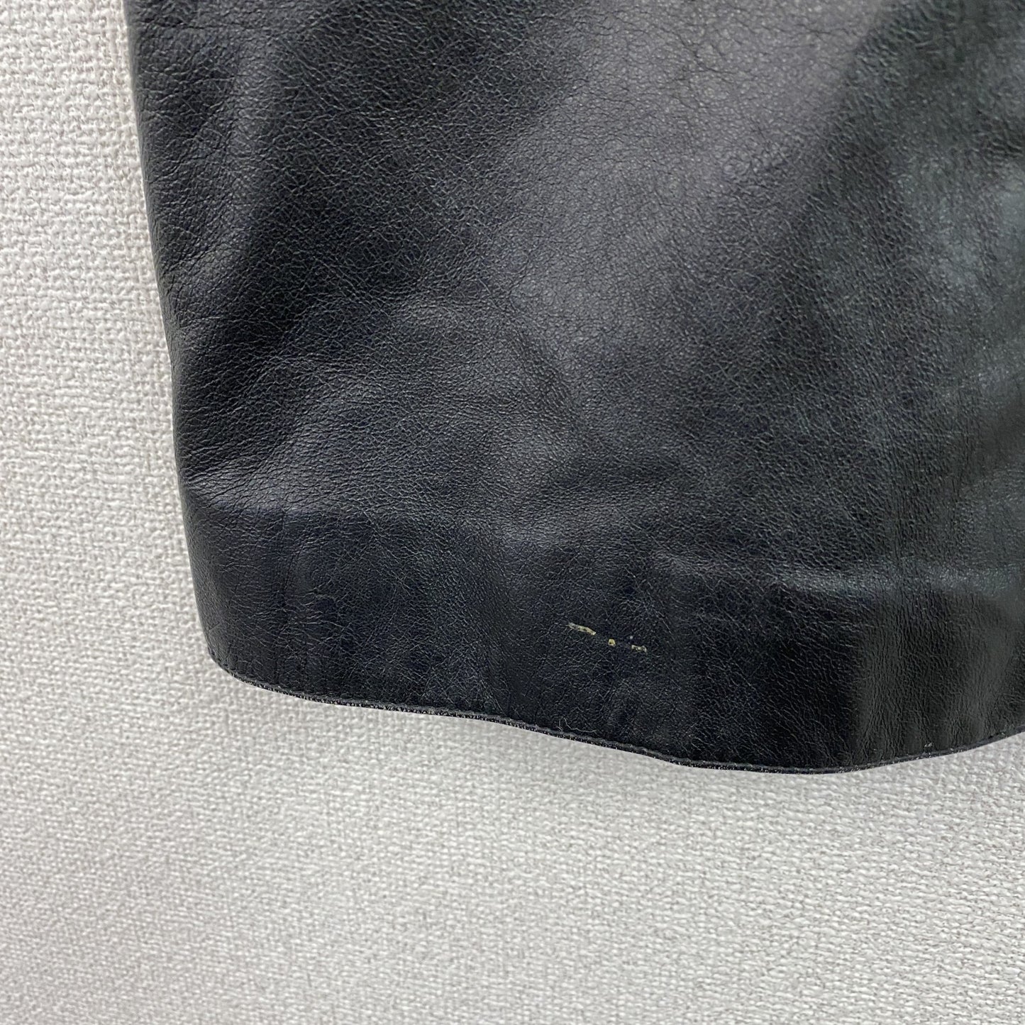 BEAMS　ビームス　ラムレザーベスト　黒　ブラック　Ｍサイズ