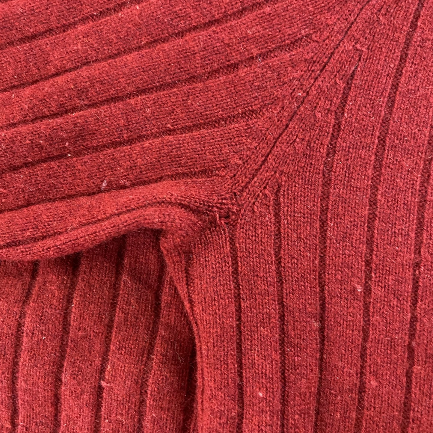 LANDS’ END　ランズエンド　カシミヤニットセーター　赤　レッド　Sサイズ