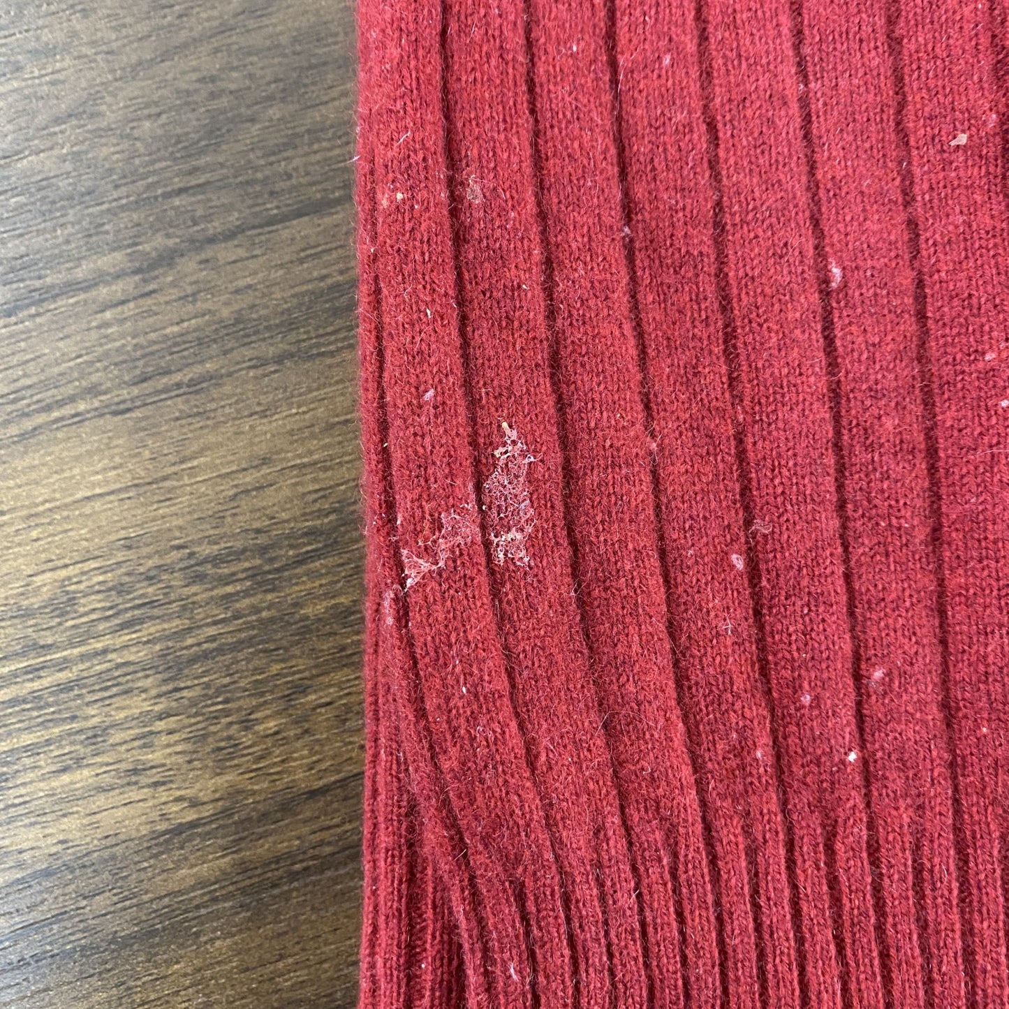 LANDS’ END　ランズエンド　カシミヤニットセーター　赤　レッド　Sサイズ