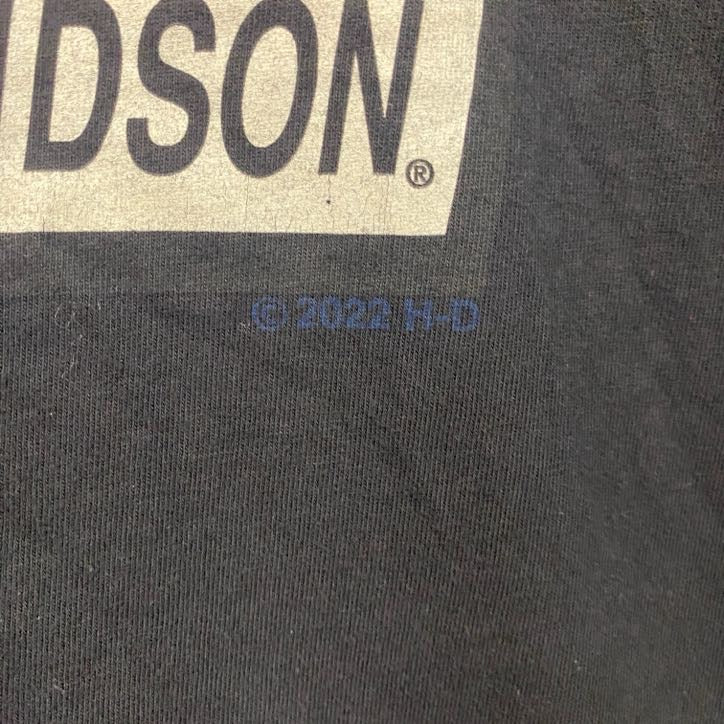 HARLEY DAVIDSON　ハーレーダビッドソン　半袖No.1プリントTシャツ　黒　ブラック　Lサイズ