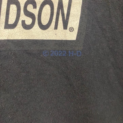 HARLEY DAVIDSON　ハーレーダビッドソン　半袖No.1プリントTシャツ　黒　ブラック　Lサイズ