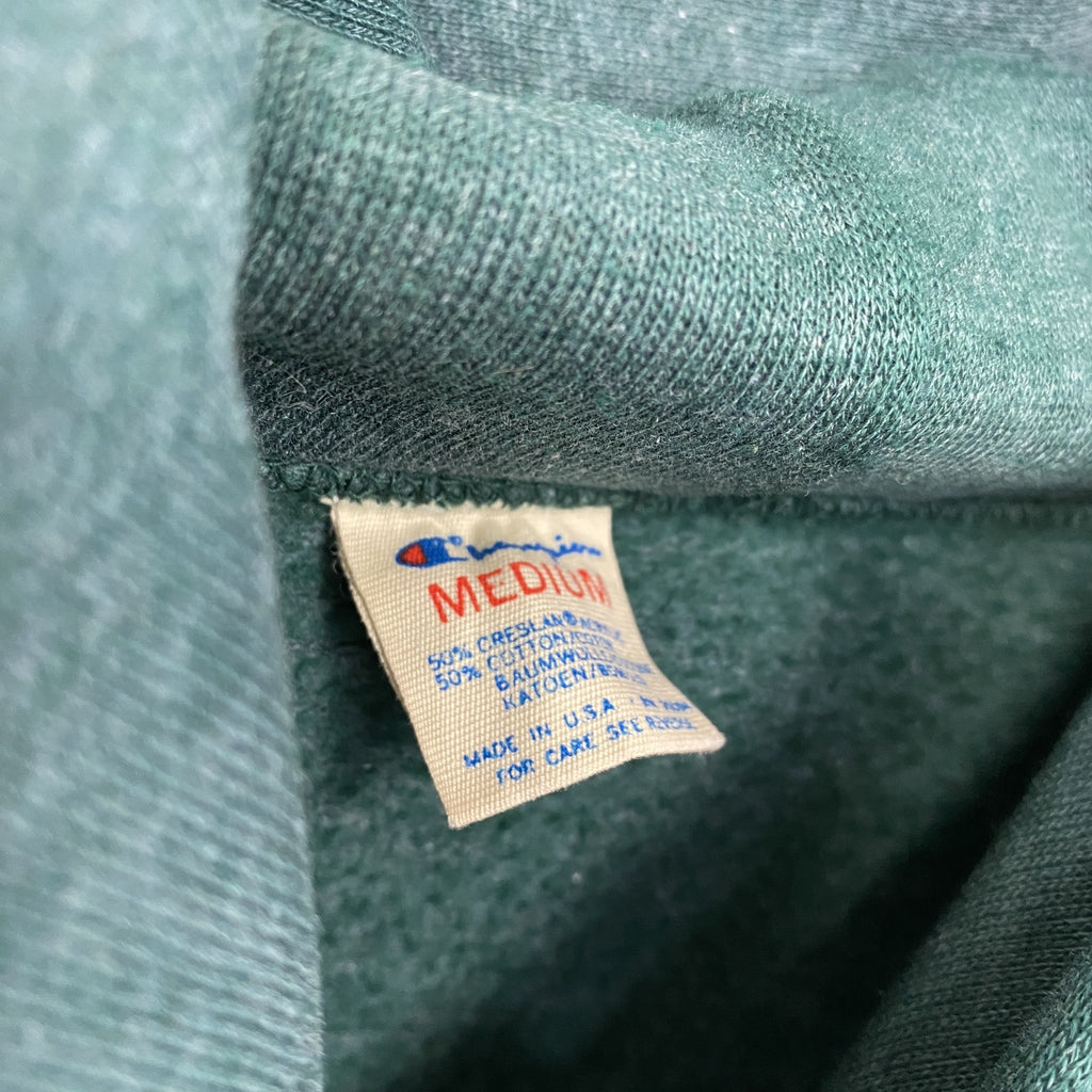 Champion　チャンピオン　スウェットパーカー/フーディー　緑　グリーン　Mサイズ トレーナー スウェットトップス フード付き 古着