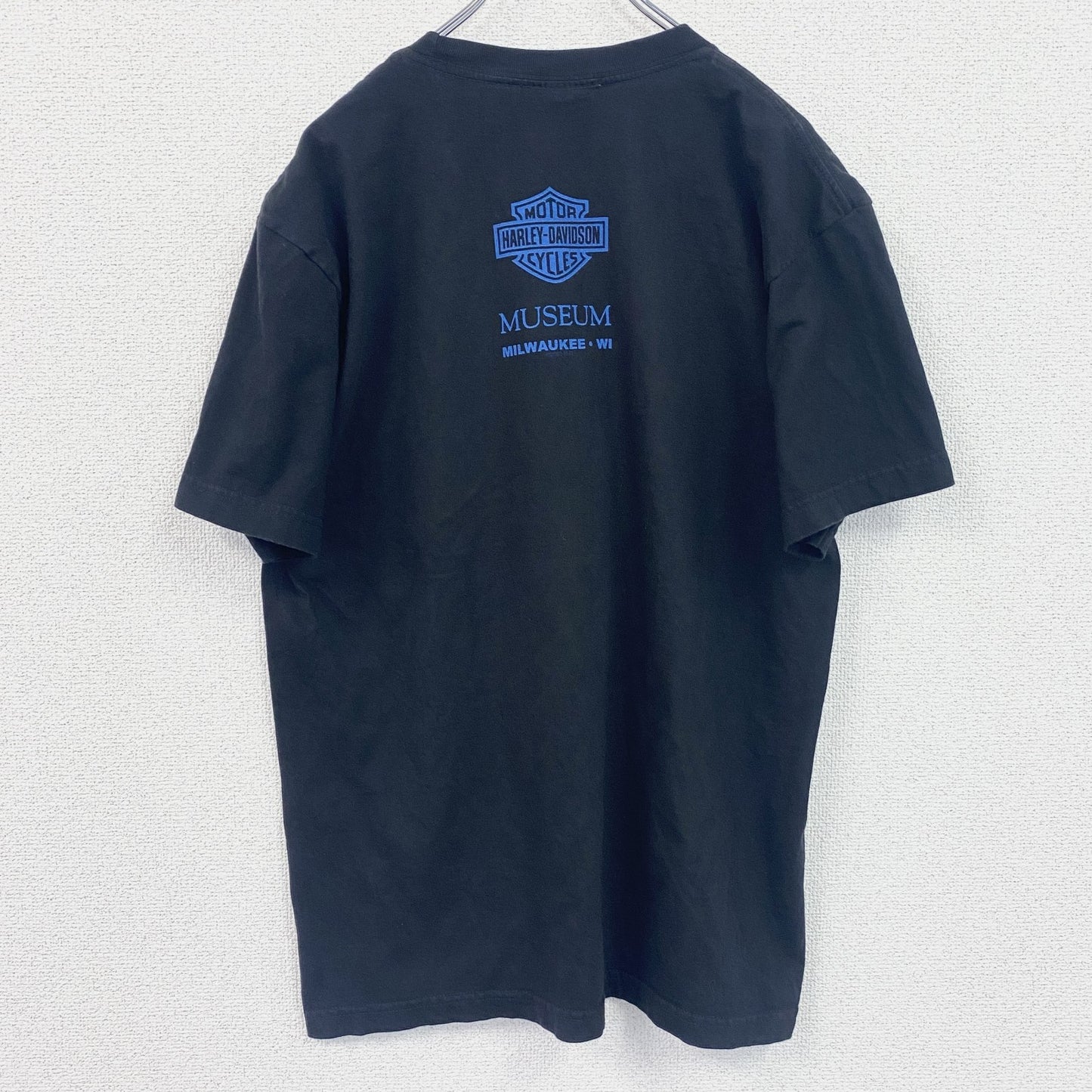 HARLEY DAVIDSON　ハーレーダビッドソン　半袖No.1プリントTシャツ　黒　ブラック　Lサイズ