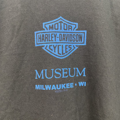 HARLEY DAVIDSON　ハーレーダビッドソン　半袖No.1プリントTシャツ　黒　ブラック　Lサイズ