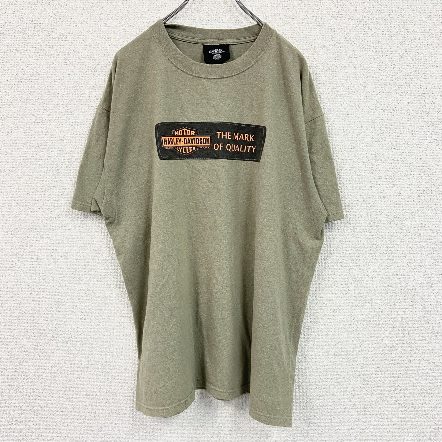 HARLEY DAVIDSON　ハーレーダビッドソン　半袖両面プリントTシャツ　緑　グリーン　XLサイズ