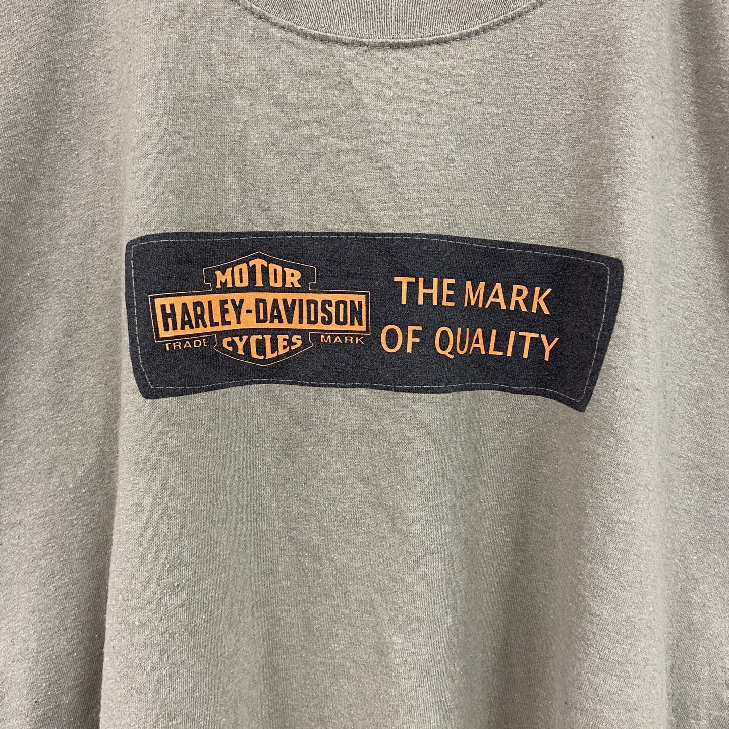 HARLEY DAVIDSON　ハーレーダビッドソン　半袖両面プリントTシャツ　緑　グリーン　XLサイズ