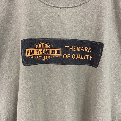 HARLEY DAVIDSON　ハーレーダビッドソン　半袖両面プリントTシャツ　緑　グリーン　XLサイズ