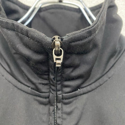 古着 used　PUMA　プーマ　長袖ジャージ　トラックジャケット　ワンポイントロゴ刺繍　黒　ブラック　Lサイズ