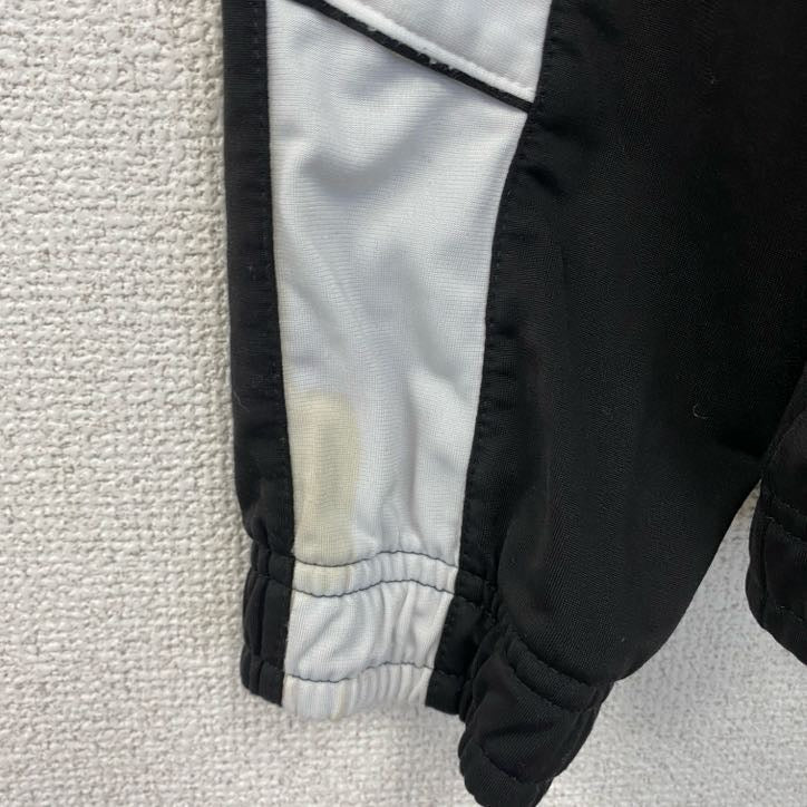 PUMA　プーマ　長袖ジャージ　トラックジャケット　ワンポイントロゴ刺繍　黒　ブラック　Lサイズ　古着