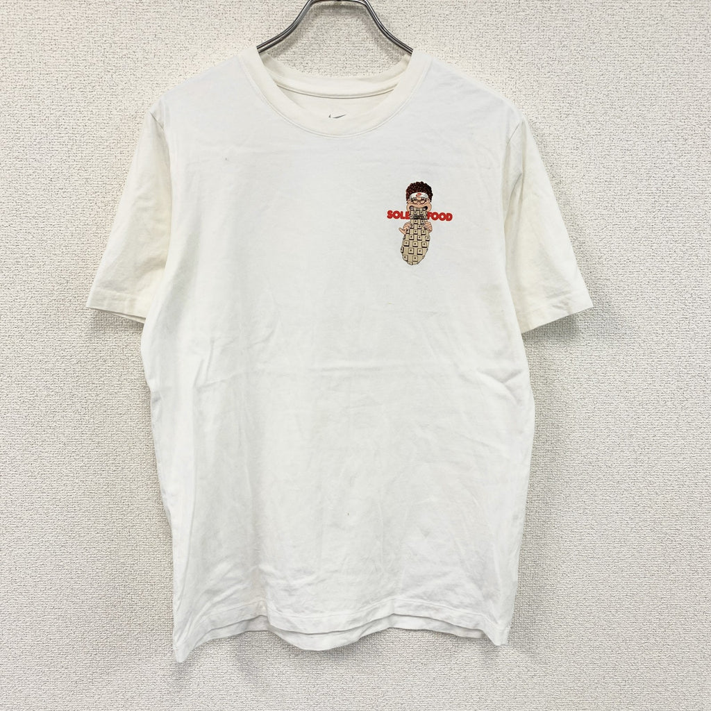 NIKE　ナイキ　半袖プリントTシャツ　白　ホワイト　XLサイズ　古着