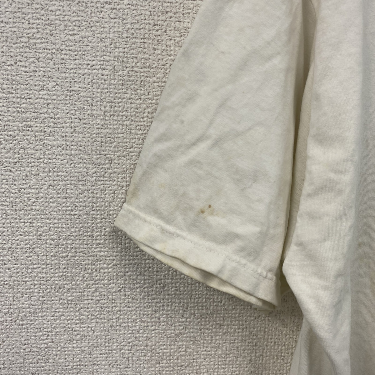 90s　JERZEES　ジャージーズ　半袖プリントTシャツ　シングルステッチ　企業　白　ホワイト　Lサイズ カットソー メンズ コットン 古着