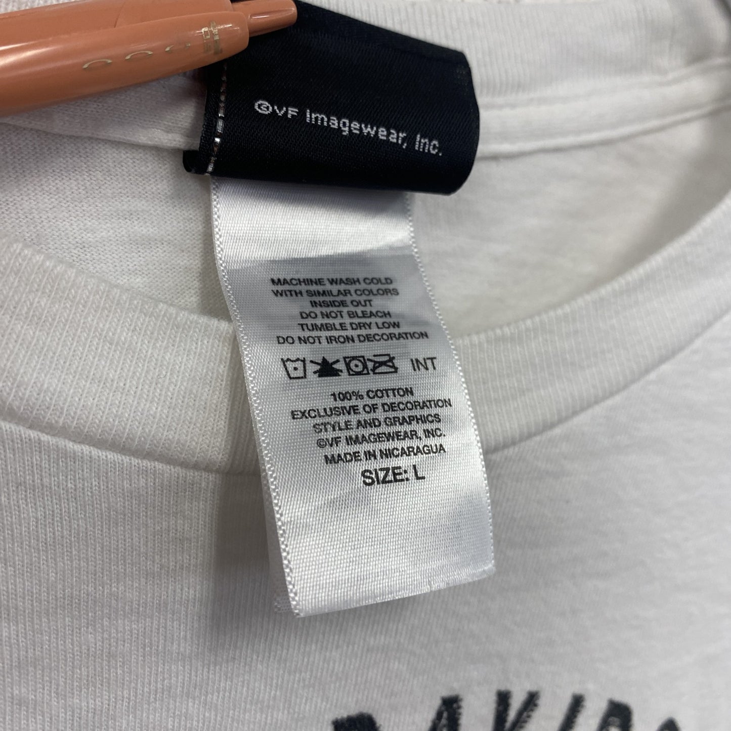 HARLEY DAVIDSON　ハーレーダビッドソン　長袖プリントTシャツ　白　ホワイト　Lサイズ