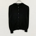UNIQLO　ユニクロ　クルーネックカーディガン　カシミヤ100%　黒　ブラック　Mサイズ　古着